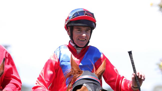 Craig Robertson will have his first rides for 18 months at Benalla. Picture: AAP.