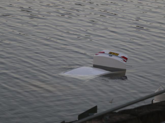 Car found floating in Nepean River. Picture: Supplied