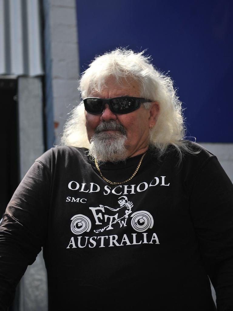 Participant are seen during Mulletfest, a special event designed to celebrate the hairstyle that's all about business at the front, party at the back, at Chelmsford Hotel in Kurri Kurri, NSW. (AAP Image/Perry Duffin) 