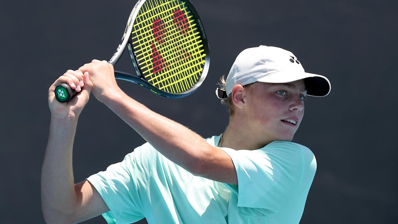 Cruz Hewitt is following in his father’s footsteps. (Photo by Kelly Defina/Getty Images)