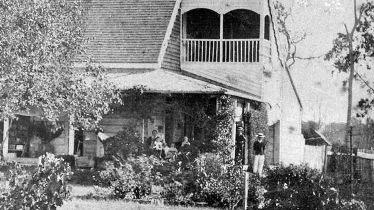 Taabinga Homestead, built between 1842 and 1846, showcases the legacy of French-born brothers Charles and William Haly. Located just south of Kingaroy, it remains a treasured piece of early Queensland history. Source: Unknown, ca. 1880s