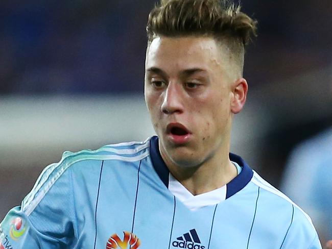 SYDNEY, AUSTRALIA - JUNE 02: Alex Gersbach of Sydney FC controls the ball during the international friendly match between Sydney FC and Chelsea FC at ANZ Stadium on June 2, 2015 in Sydney, Australia. (Photo by Matt King/Getty Images)