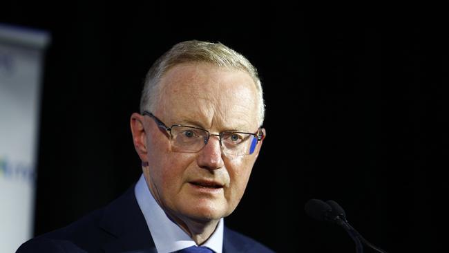 BRISBANE, AUSTRALIA - NewsWire Photos JULY 12, 2023: The Governor of the Reserve Bank of Australia Philip Lowe speaks during the Economic Society of Australia lunch held in Brisbane. Picture: NCA NewsWire/Tertius Pickard