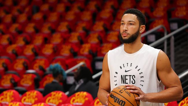 Ben Simmons has been accused of refusing to shoot once again. (Photo by Kevin C. Cox/Getty Images via AFP)