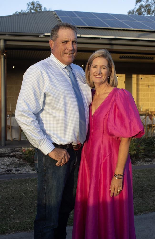 Brad and Vicki Hanson at the Dusk Til Dust long table dinner.