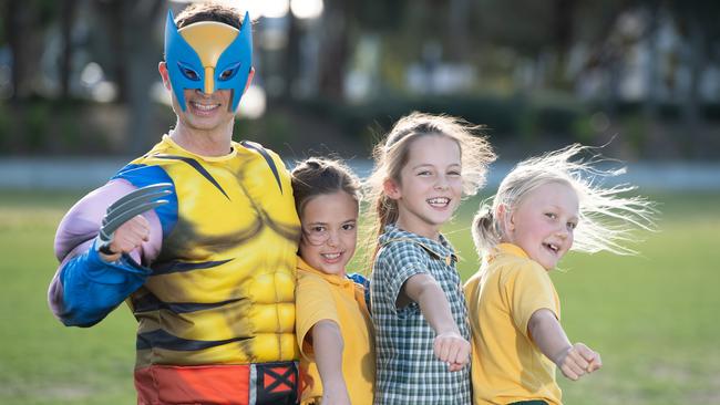 Tasman Cassim is raising money for Maroubra Bay Public School. Picture: Monique Harmer