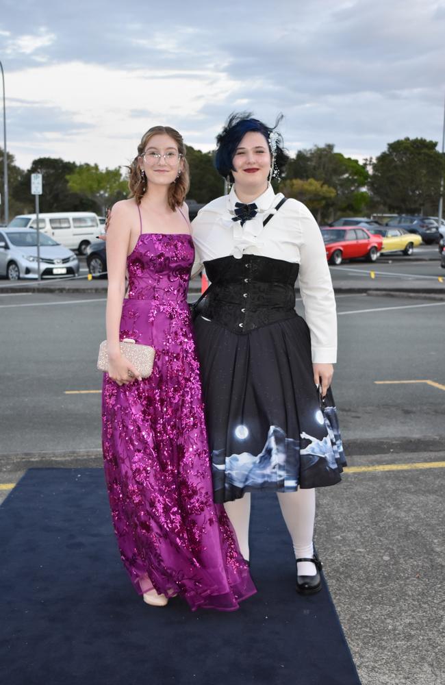 Students at the 2024 Chancellor State College formal.