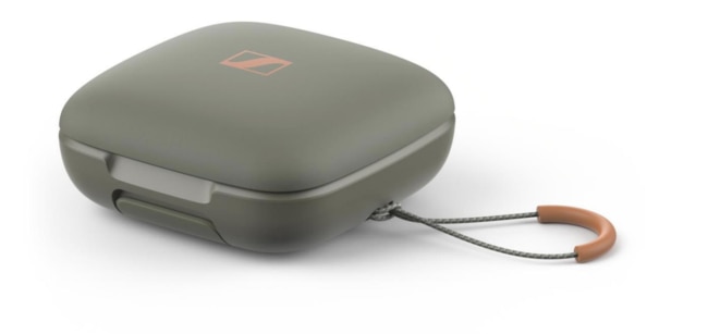 Sennheiser Momentum Sport's charging case can greatly extend battery life.