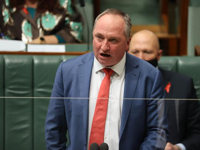 Barnaby Joyce says Australia “didn’t deface the Eiffel Tower”. Picture: NCA NewsWire / Gary Ramage