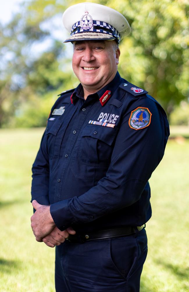 NT Police Acting Police Commissioner Michael Murphy has thanked Mr Chalker for his service. Picture: NT Police/Contributed