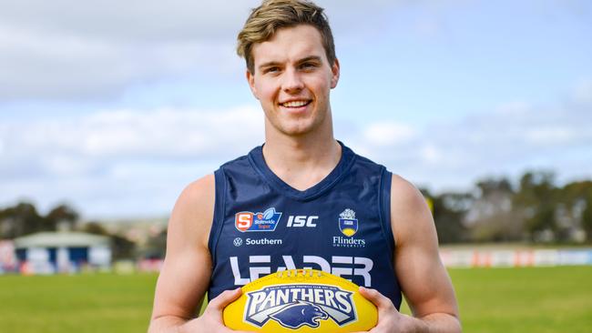 South Adelaide footballer Tom Highmore, August 4, 2020. Picture: Brenton Edwards