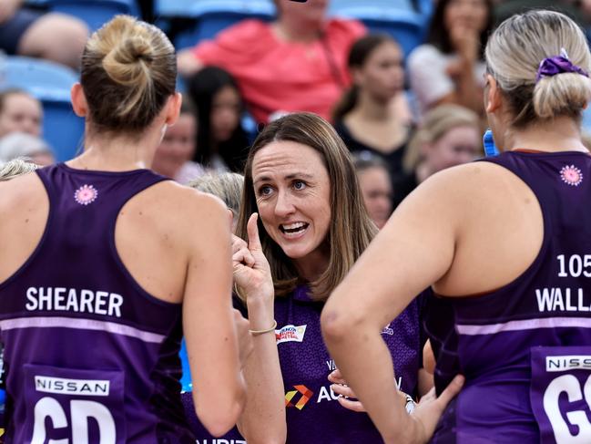 The Firebirds’ axing of Bec Bulley has led to calls for a coaching organisation. Picture: Jenny Evans/Getty Images for Netball Australia