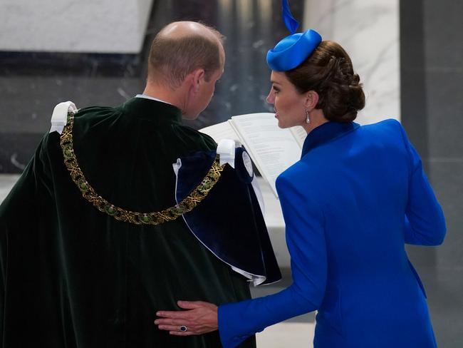 Princess Catherine supported Prince William at the historic ceremony. Picture: Getty Images