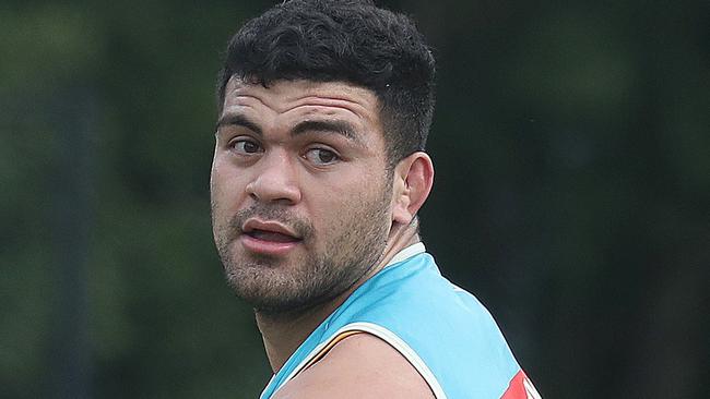 David Fifita at BroncosTraining.Pic Annette Dew