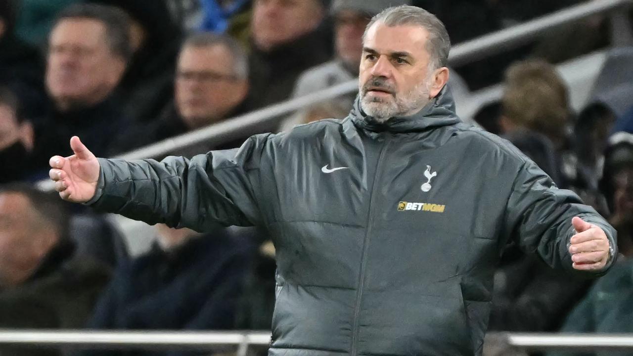 Postecoglou is under increasing pressure as the Premier League losses start to pile up. (Photo by Glyn KIRK / AFP)