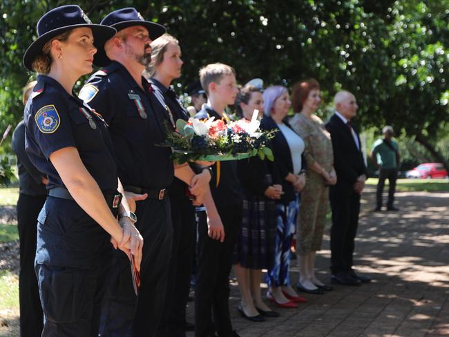 Territorians paid tribute to the sacrifices made by NT firefighters and crews on St. Florian's Day, the International Firefighters' Day on Sunday May 4. Picture: Zizi Averill