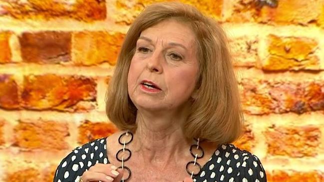 Bettina Arndt on Studio 10. Picture: Channel 10