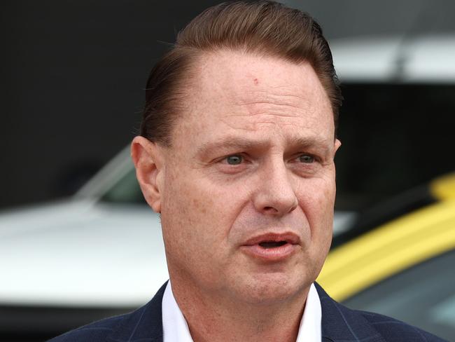 EAGLE FARM AUSTRALIA  TUESDAY 20TH MAY 2025 Brisbane Lord Mayor Adrian Schrinner will today be joined by Former Governor and Supreme Court Chief Justice Paul de Jersey and Deputy Mayor Fiona Cunningham to release the Brisbane City Council Tropical Cyclone Review.  Picture David Clark