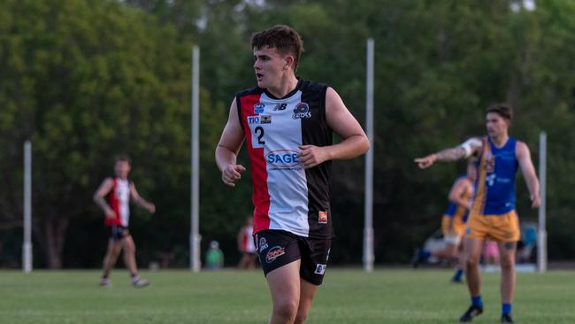 Southern Districts' Dan Murphy has won the Round 2 Rising Star nomination of the 2024-25 NTFL season. Picture: Tymunna Clements / AFLNT Media