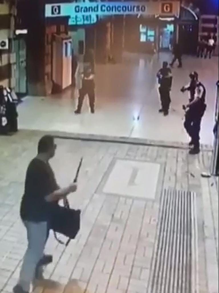 Footage Emerges Of Police Officer’s Stabbing At Sydney’s Central ...