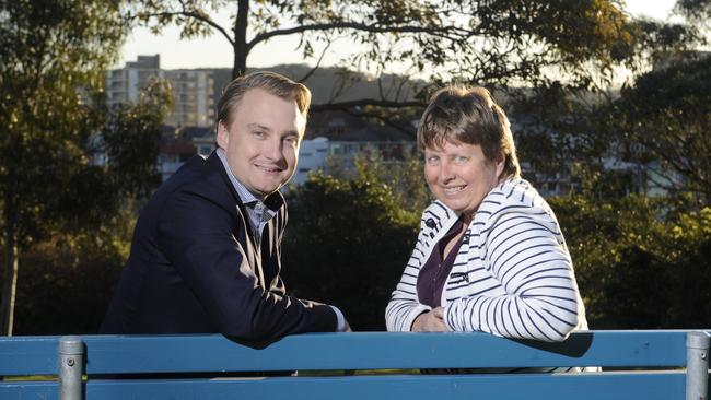 Mother and son James Griffin and Cathy Griffin ran against each other in the 2012 Manly Council election.