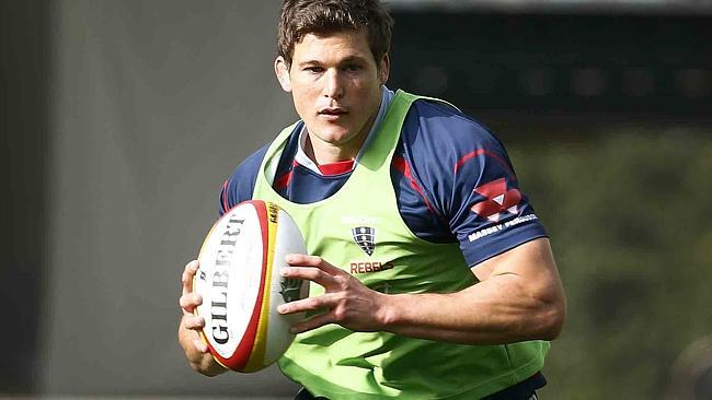 Luke Burgess. Melbourne Rebels team photo and final training run before taking on the British and Irish Lions on Tuesday nigh...