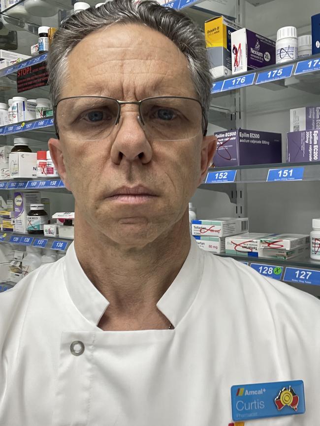 Emerton Amcal Pharmacy pharmacist Curtis Ruhnaun rejects changes.