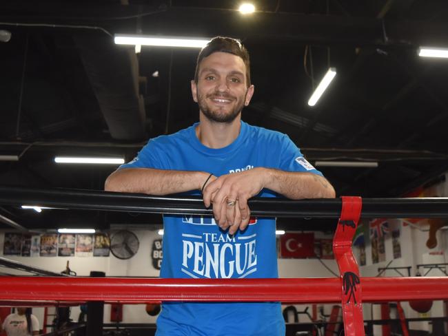 Southern Sydney boxer Michael Pengue is set to take on Ben Hussain on Paul Gallen's undercard. Picture: Sean Teuma