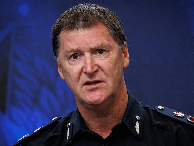Former Chief Commissioner Shane Patton. Picture: NewsWire / Nadir Kinani