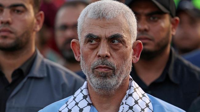 Yahya Sinwar, accused by Israel as being one of the masterminds of the brutal October 7 attack. Picture: AFP