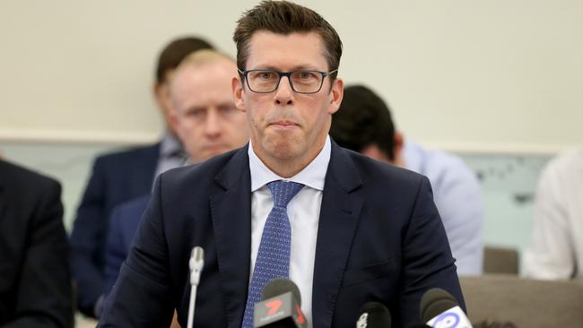 Adelaide Football Club chief executive Andrew Fagan. Picture: AAP Image/Kelly Barnes