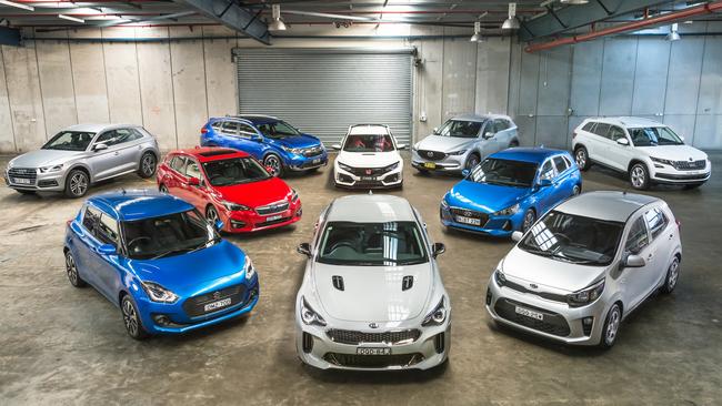 The contenders for this year’s car of the year award. Pic: Thomas Wielecki.