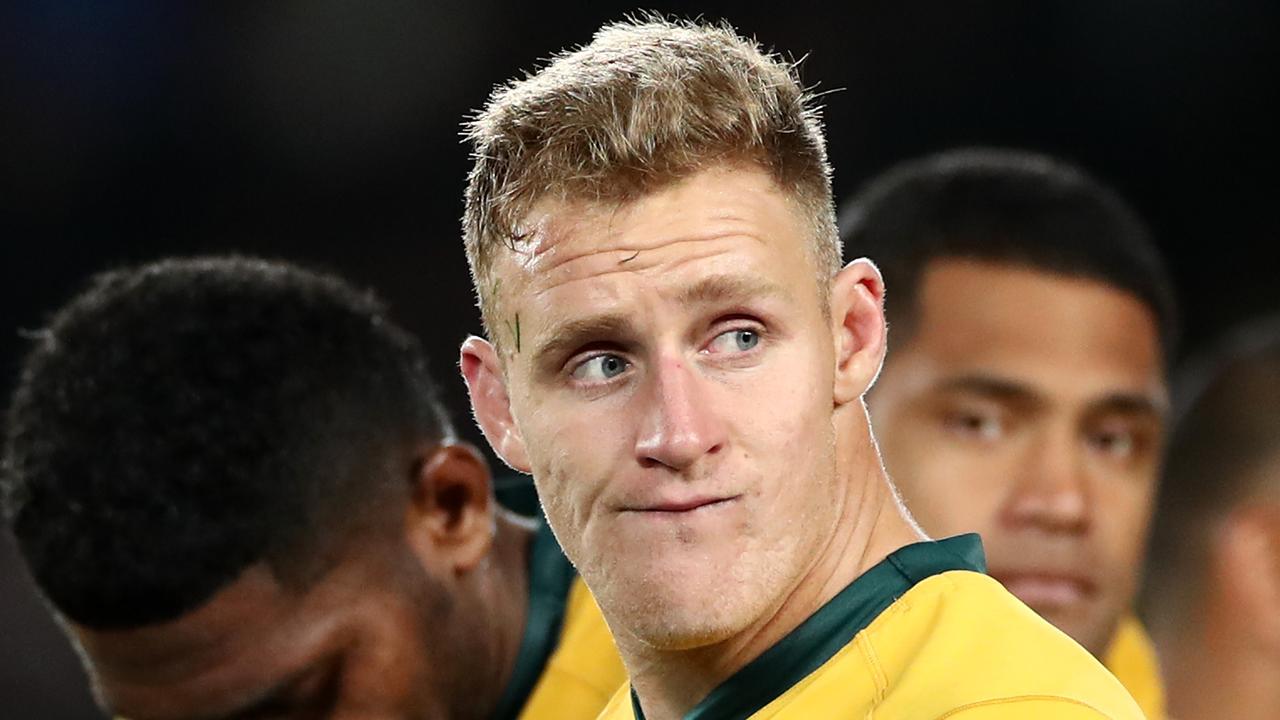 Reece Hodge of the Wallabies has been banned for three weeks.