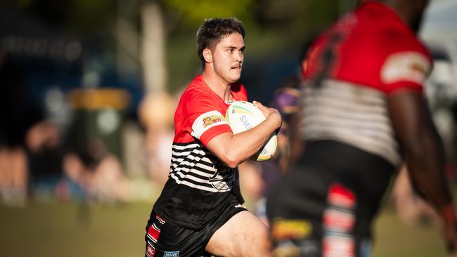 NRRRL Round 14: Byron Bay vs Evans Head at Red Devil Park, Byron Bay. Number 1 (not available on team sheet) for Byron Bay Photo: Elise Derwin