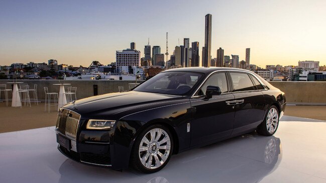 The Rolls-Royce Ghost arrives in Brisbane.