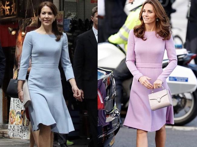 Princess Mary and the Duchess of Cambridge often dress alike.