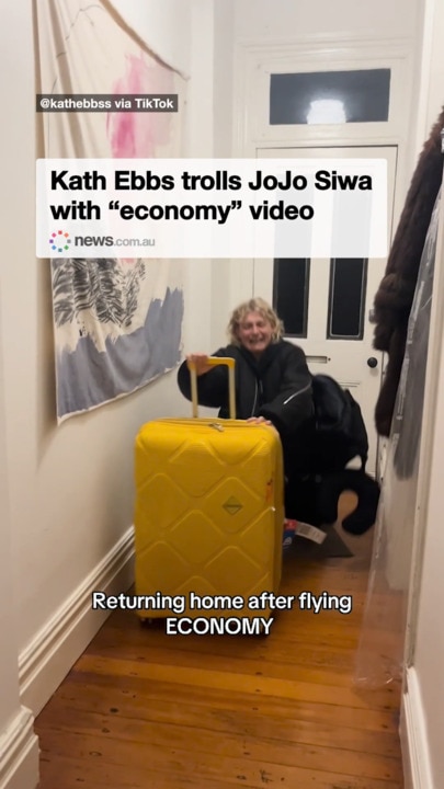 Kath Ebbs trolls JoJo Siwa with “economy” video