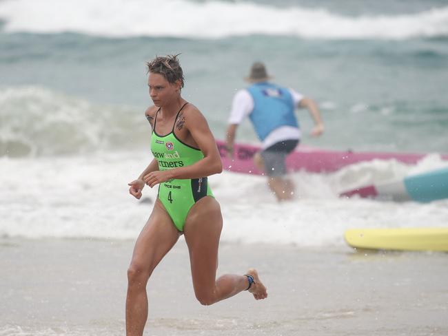 Electra Outram on Day 1 of the Shaw and Partners Iron Man /Woman Series at North Burliegh. Picture: Glenn Campbell