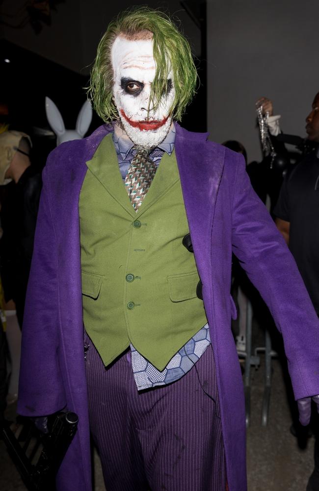 P.Diddy completely transformed into The Joker. Picture: Frank Vasquez / BACKGRID