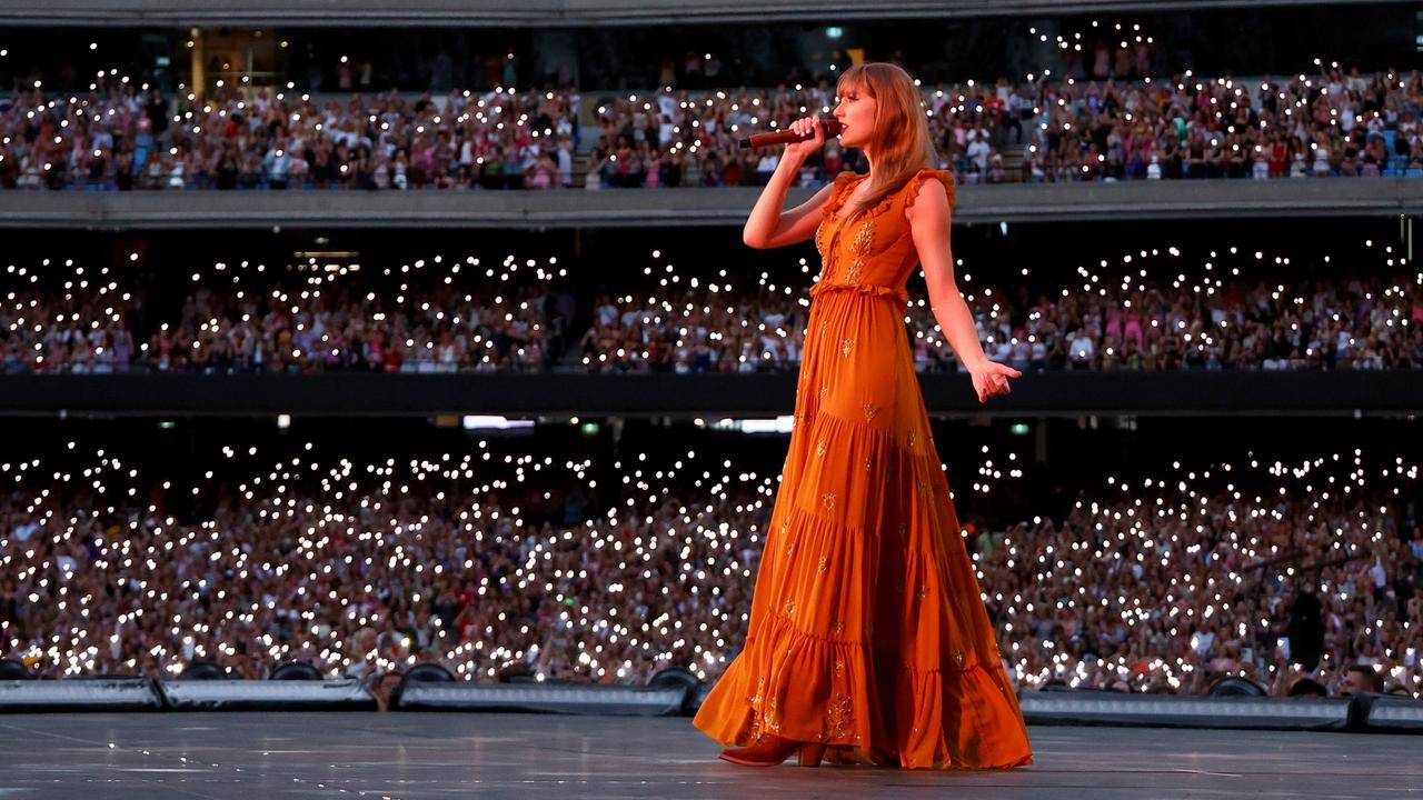 Swift wows the crowd at the MCG. Picture: Getty