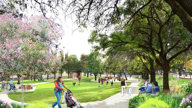 The $3.2m Burchell Reserve redevelopment will see the construction of multipurpose courts and upgrades to its accessibility. Picture: NPSP council