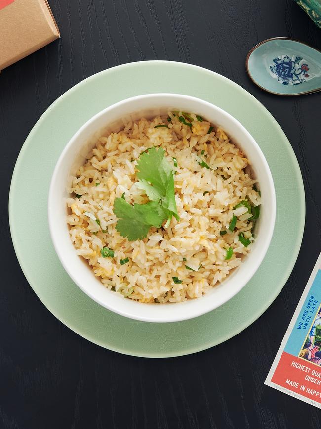 Fried rice, that’s unlike your takeaway kind. Picture: Supplied.