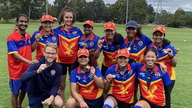 Hawthorn's women's team won the Eastern Cricket Association premiership. Photo: Twitter.