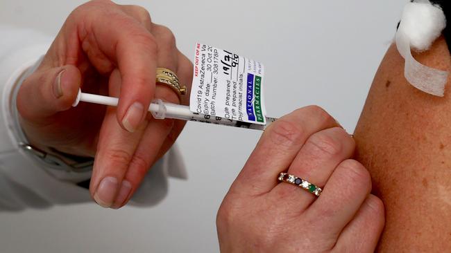 Australians of any age can get the AstraZeneca Covid-19 vaccine if they speak with a GP. Picture: NCA NewsWire / Kelly Barnes