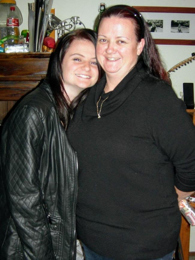 Courtney with her mum Ness at their Kiama home.