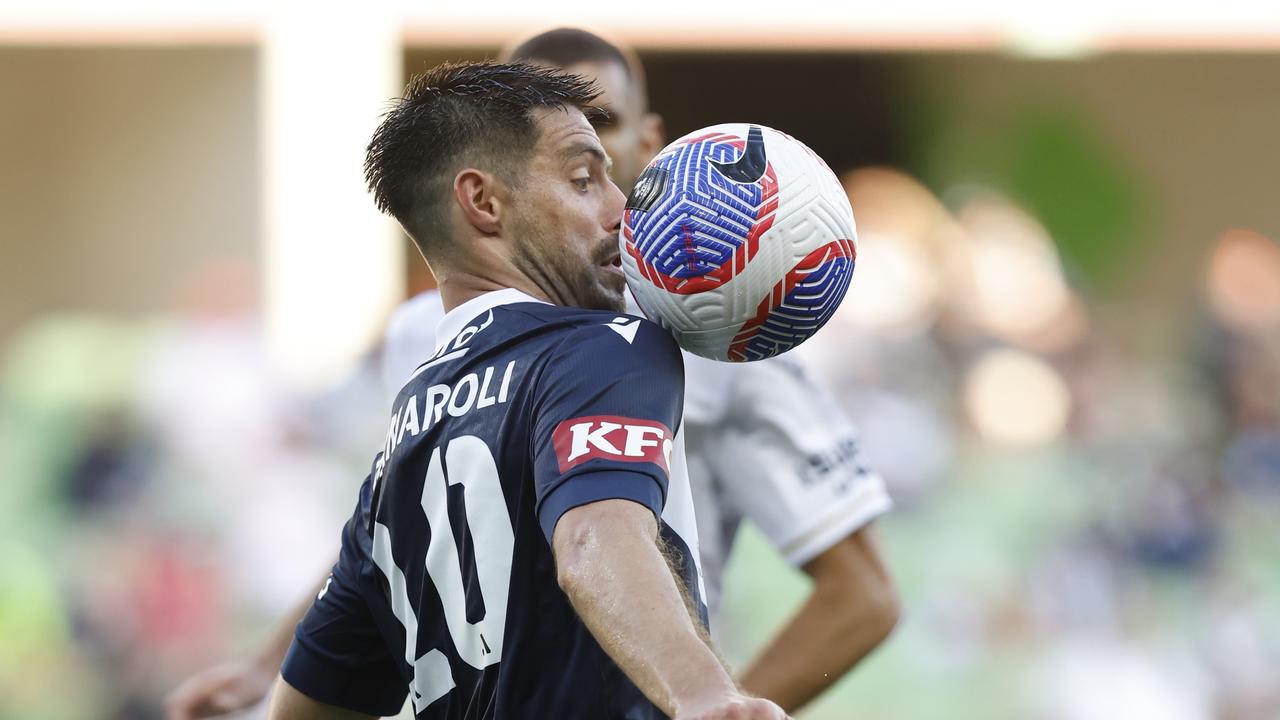 Bruno Fornaroli is in doubt for the Melbourne derby. Picture: Darrian Traynor/Getty Images