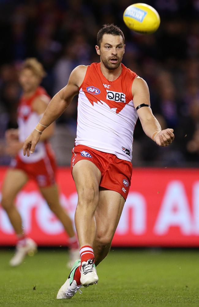 Heath Grundy has been a star defender for the Swans over a long period. Picture: Michael Klein