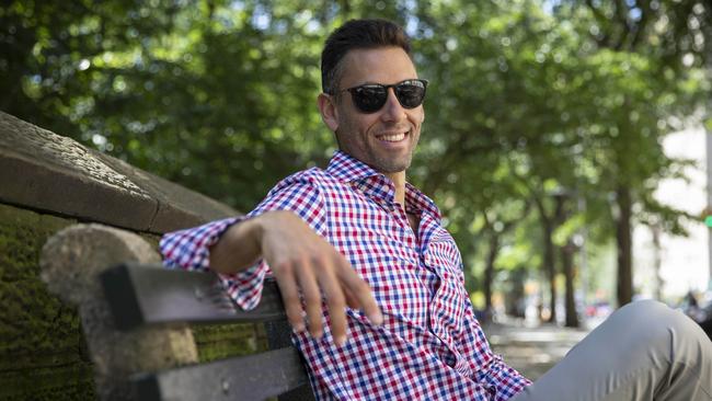 Australian investor Rob Hilmer in New York City. Picture: Andrew Kelly