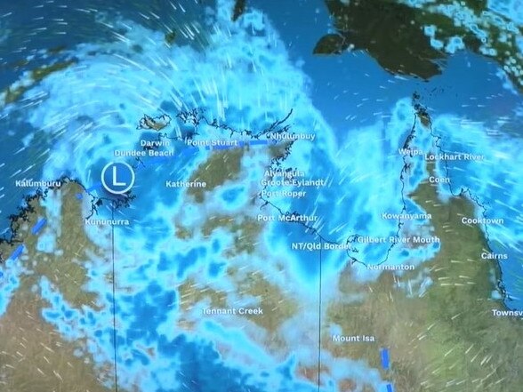 The cyclone will hit as a category 1 storm. Picture: BOM.