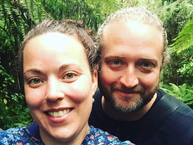 Facebook image of Melbourne woman Amy Parsons, who was killed in London. Pictured with her fiance Roderick Deakin-White, who allegedly destroyed evidence.